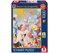 Schmidt Spiele 58658 Striped Kitten Rosina Wachtmeister 1000-Piece Jigsaw Puzzle Made of Grass Cardboard