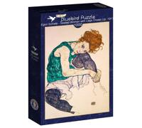 Puzzle 1000 Seated Woman Egon Schiele Bluebird Puzzle Top