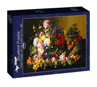 Puzzle 1000 Still Life with Flowers and Fruit Bluebird Puzzle