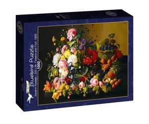 Puzzle 1000 Still Life with Flowers and Fruit Bluebird Puzzle