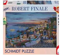 Puzzle 1000 Sunset In Santorini / Greece Schmidt