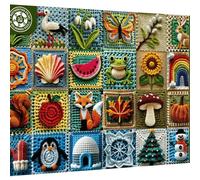 Trefl Premium Plus Quality Tea Time Puzzle - Four Seasons - 1000 Pieces - Nostalgic Painted Images Series for Adults and Children 14+