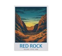 Puzzle 1000 Teile für Erwachsene, Red Rock Arizona State Park, Puzzles für Teenager, Jungen und Mädchen, schwieriges, anspruchsvolles Puzzle für Partyspiele, Kinder, Familienfreunde, 50x70cm