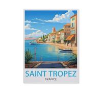 Puzzle 1000 Teile für Erwachsene, Saint Tropez, Frankreich, Puzzles für Teenager, Jungen und Mädchen,lustige und anspruchsvolle Puzzles für die ganze Familie zum Geburtstag, AY161,50x70cm