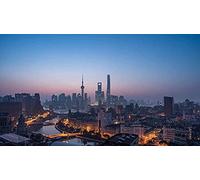Puzzle 1000 Teile für Erwachsene Shanghai Stadtbild Puzzle Papierpuzzle Arbeit 50x70cm