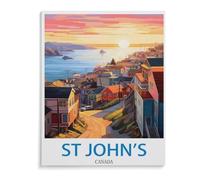 Puzzle 1000 Teile, St. John's, Kanada, Papier-Kinderspielzeug, Dekompressionsspiel-K186-38x52cm