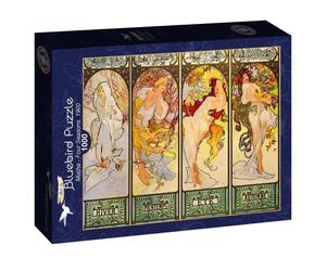Puzzle 1000 The Four Seasons Alfons Mucha 1900 Bluebird Puzzle