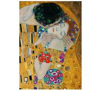 Puzzle 1000 The Kiss Fragment Gustav Klimt Bluebird Puzzle Top