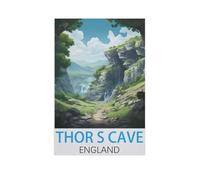 puzzle 1000，Thor's Cave England，Jigsaw puzzle for for adults teens and challenge educational-Paper（38x26cm）-AK8