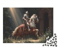 Puzzle 1000pcs (75x50cm) Erwachsene Brave Knights in Europe in The 15th Century Puzzle Damen Herren Holzbrett Präzisions-Interlocking