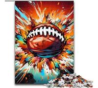 Puzzle 1000Pieces Jigsaw Colorful American Football 1000Piece Puzzle Perfect for Teenager & Families, Ideal (Size 26x38 cm)