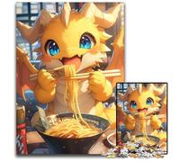 Puzzle 1000Pieces Jigsaw Fantasy Dragon Ramen Anime Puzzles for Adults Challenging Brain Teaser for Teenagers Family Game Night Fun 1000 PCS(38x26cm)