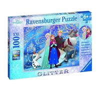 Puzzle 100Pcs Xxl Frozen - Sparkling Snow Glitter Ravensburger
