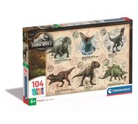 Puzzle 104 Super Kolor Jurassic World - Clementoni