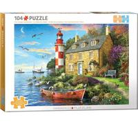 Puzzle 104 The Cottage Lighthouse by Dominic Davison 6704-6024 - Eurographics