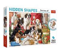 Doggy Fun Puzzle Adult 10 Hidden Shapes - 1043 Pieces Trefl Multi 1 Pack