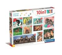 Puzzle 10In1 Super Colour Animal Friends Clementoni Puzzle Top