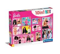 Puzzle 10In1 Super Colour Barbie Clementoni Puzzle Top Quality