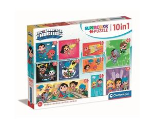 Puzzle 10In1 Super Colour Dc Comics Clementoni Puzzle Top