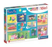 Puzzle 10In1 Super Colour Świnka Peppa Clementoni Puzzle Top