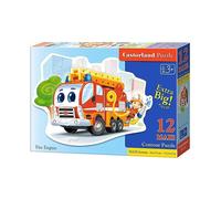 Puzzle maxi 12 elementów. Wóz strażacki - Castorland