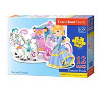 Puzzle 12 Maxi - Princess Carriage Castorland Puzzle Top Quality