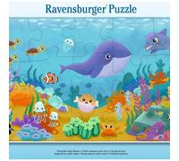 Puzzle 15 Young Animals Under Water Frame Ravensburger Puzzle