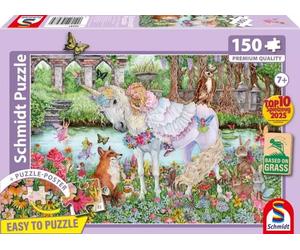 Puzzle 150 Księżniczka i jednorożec - Schmidt