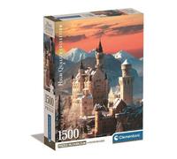Clementoni Jigsaw Puzzle Collection - Neuschwanstein 1500 Pieces - Poster Included, Puzzle For Adults 14-99 Years, Landscape, Germany, Gift For Men/Women, Made In Italy, 31716