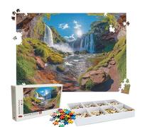 Puzzle 1500 - Fall Mountain Jigsaw Games - 1500 Piece Jigsaw Puzzles for Adults - Pieces with Box - Wooden Puzzles - Challenging Game Beautiful - The Best Gifts Relaxation 34.3 X 22.4 Inch W3H-140