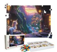 Puzzle 1500 - Horse Architecture Jigsaw Games - 1500 Piece Jigsaw Puzzles for Adults - Pieces with Box - Wooden Puzzles - The Best Gifts for Stress Selief and Relaxation 34.3 X 22.4 Inch W3H-66