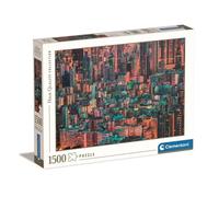 Clementoni Collection-The Hive, Hong Kong-1500 Piece Adult Jigsaw Puzzle, Made In Italy, Multicoloured, 31692