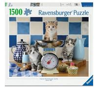 Puzzle 1500 Kittens In The Kitchen Ravensburger Puzzle Top