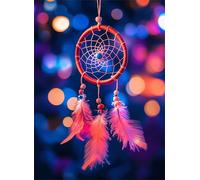 Puzzle 1500 Pieces for Adults Jigsaw Puzzles for Adults 1500 Piece, Color Puzzle Educational Games, Wooden Puzzles Dream Catcher Jigsaws Game, Gifts for Teenage Boys 14-16 Years 34.25x22.44 inch g-516