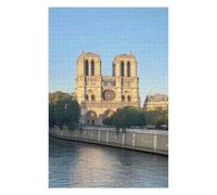 Puzzle 1500 Pieces Notre Dame De Paris Puzzle DIY Kit Paper Toy Unique Gift Home Decor-57x87cm