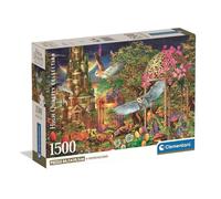 Clementoni Jigsaw Puzzle 31741 Woodland Fantasy Garden - 1500pc, Compact box & Poster, Made in Italy