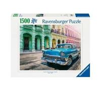 Ravensburger 12000722 - Cuba Cars - 1500 pieces jigsaw puzzle - Puzzle for adults and kids age 14 years up, jigsaw puzzles Cuba
