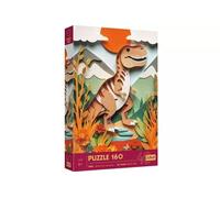 Puzzle 160 40-lecie Trefl Paper Art: Dinozaur - Trefl