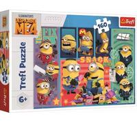 Puzzle 160 elementów Minionkowa radość, Minionki - Trefl