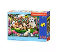 Puzzle 180 elementów. Zwierzęta w parku - Castorland
