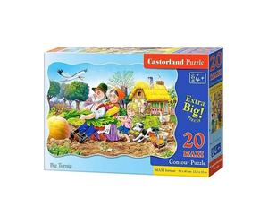 Puzzle 20 Maxi - The Giant Turnip Castorland Puzzle Top Quality