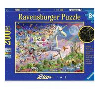 Puzzle 200 Magical Butterfly Unicorn Ravensburger Puzzle Top
