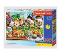 Puzzle 200 Napping Kittens Castorland Puzzle Top Quality Best