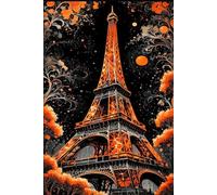 Puzzle 200 pieces for Adults Eiffel Tower Scenery, Puzzles for Adults, Fun & Challenging 200 Piece Jigsaw Puzzles Gift for Adults & Families