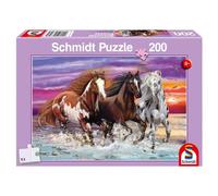 Puzzle 200 Three Wild Horses G3 Clementoni Puzzle Top Quality