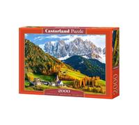 Puzzle 2000 Church Of St.Magdalena-Dolomites Casto Castorland