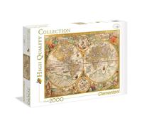 Clementoni 32557.3 Clementoni-32557-Collection-Ancient Map-2000 Pieces, Multi-Colour