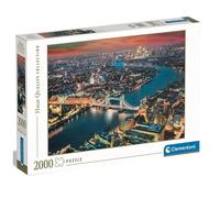 Clementoni Jigsaw Puzzle Collection - London Aerial View 2000 Pieces - Puzzle For Adults 14-99 Years, Gift For Men/Women, City, London, Um, Made In Italy, 32082