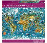 HY29983 - Heye Puzzles - 2000 pc - Map Art, Miniature World