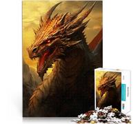 Puzzle 2000 Piece Adult “Dragons Art ” Made of cardboard，for age 14+ Difficult to complete but fun and humorous Suitable for desktop decoration。size：70x100cm/27.5x39.3inch